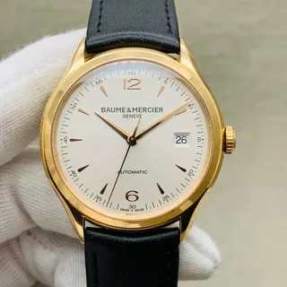 Baume & Mercier Clifton 10058 39mm Rose gold Silver