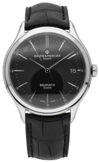 Baume & Mercier Clifton M0A10399 40mm Stainless steel Black