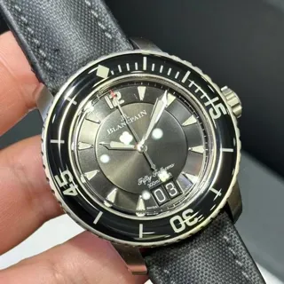 Blancpain Fifty Fathoms 5050-12B30-B52A 45mm Titanium Black