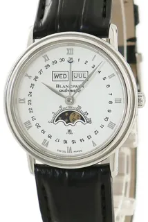 Blancpain Villeret 6595-1127-58 34mm Steel White