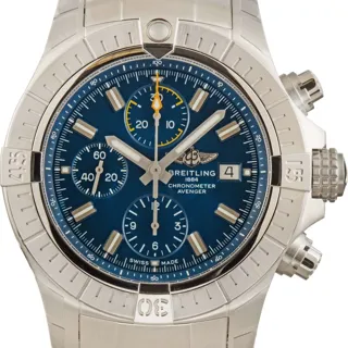 Breitling Avenger A13317101C1A1 45mm Stainless steel Blue