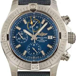 Breitling Avenger A13317101C1X1 45mm Stainless steel Blue