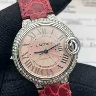 Cartier Ballon Bleu 33mm WSBB0002 33mm Steel Pink