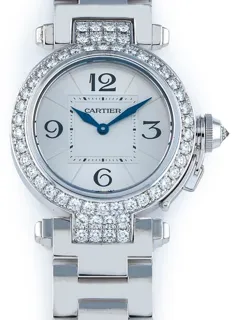 Cartier Pasha WJ11924G 32mm White gold Silver