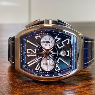 Franck Muller Vanguard V 45 CC DT  AC BL 44mm Steel Blue