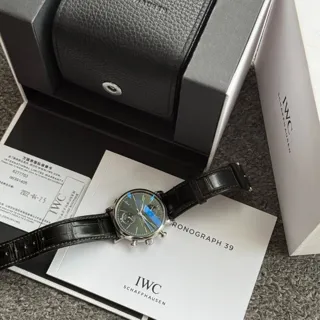 IWC Portofino IW391405 39mm Stainless steel Green