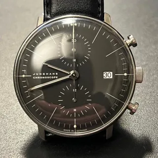 Junghans max bill 027/4601.00 40mm Steel Black