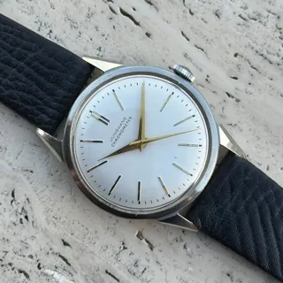 Junghans J82/1 - RARE 34mm Steel White