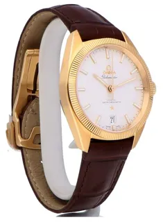 Omega Globemaster 130.53.39.21.02.002 39mm Yellow gold Silver