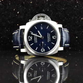 Panerai Luminor 1950 PAM01313 44mm Stainless steel Blue