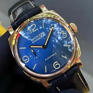 Panerai Radiomir 1940 PAM 00695 45mm Red gold Blue