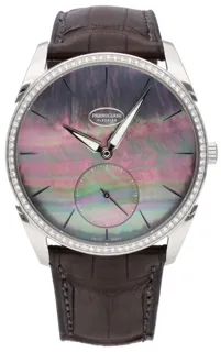 Parmigiani Fleurier Tonda 1950 PFC267-1263800-HA2421 39mm 18kt White Gold Black Mother of Pearl