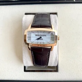 Patek Philippe Gondolo 4980R-001 22.5mm Rose gold Mother of pearl