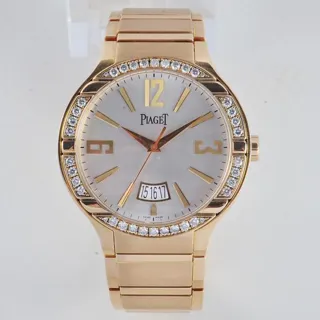 Piaget Polo G0A36023 40mm Rose gold Silver