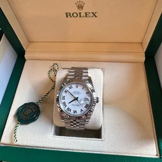 Rolex Datejust 41 126334 White gold and Stainless steel White