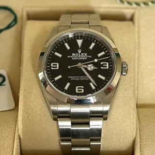 Rolex Explorer 124270 Stainless steel Black