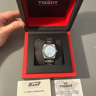 Tissot T-Classic T137.207.11.351.00 35mm Stainless steel Ice blue