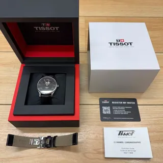 Tissot Tradition T063.907.16.058.00 40mm Stainless steel Black