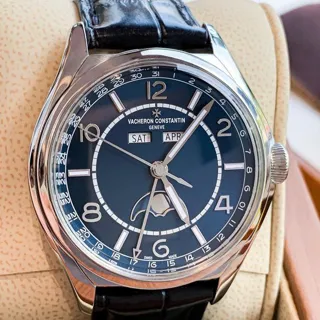 Vacheron Constantin Fiftysix 4000E/000A-B548 40mm Stainless steel Blue