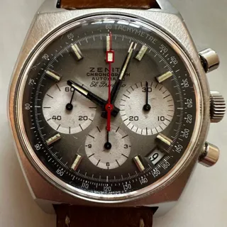 Zenith El Primero A385 37mm Stainless steel Grey