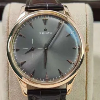 Zenith Elite Ultra Thin 18.2010.681/91.C493 40mm Rose gold Grey