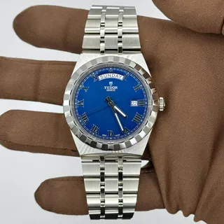 Tudor Royal M28600-0005 Stainless steel Blue