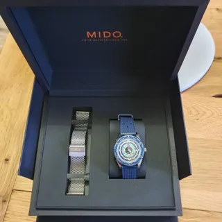 Mido Ocean Star M026.829.17.041.00 40.5mm Stainless steel Blue