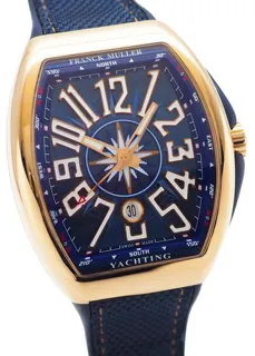 Franck Muller Vanguard V 45 SC DT 5N BL 44mm Rose gold Blue