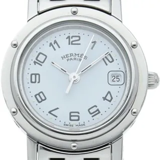 Hermès Clipper CL4.210 24mm Steel White