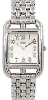 Hermès Cape Cod CC1.210 23mm Steel Silver