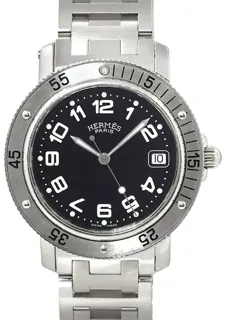 Hermès Clipper CL7.710 37.5mm Steel Black