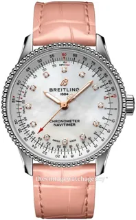 Breitling Navitimer A17395211A1P4 Stainless steel White