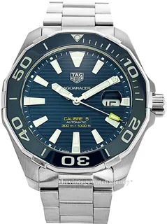 TAG Heuer Aquaracer WAY201B.BA0927 43mm Stainless steel Blue