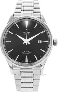 Tudor Style M12700-0002 Stainless steel Black