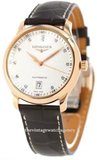 Longines Master Collection L2.628.8.77.3 Rose gold Silver