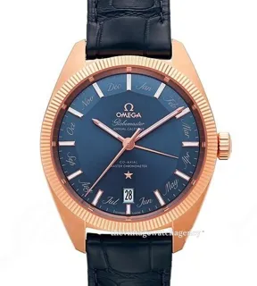 Omega Globemaster 130.53.41.22.03.001 Rose gold Blue