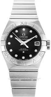 Omega Constellation 123.10.27.20.51.001 27mm Stainless steel Black