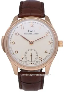 IWC Portugieser IW544907 Yellow gold Silver