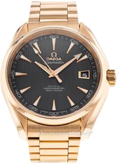 Omega Aqua Terra 231.50.42.21.06.001 18k rose gold Gray