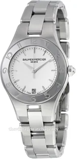 Baume & Mercier Linea MOA10070 32mm Brushed/polished steel Silver