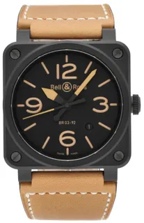 Bell & Ross Instruments BR0392-HERITAGE-CE 42mm Ceramic Black