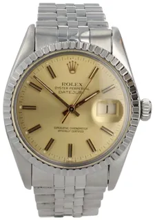 Rolex Datejust 16030 Stainless steel champagne