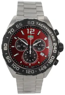 TAG Heuer Formula 1 CAZ101AN 43mm Stainless steel Red