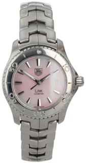 TAG Heuer Link WJ1315 27mm Stainless steel pink$mother of pearl