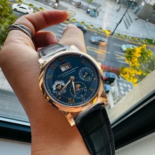 A. Lange & Söhne Langematik 310.037 Rose gold Blue