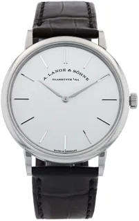 A. Lange & Söhne Saxonia 201.027 White gold Silver