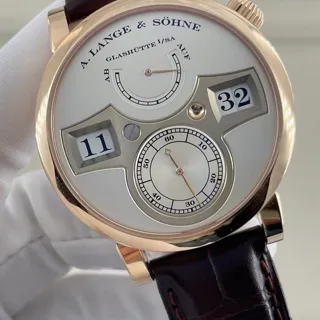 A. Lange & Söhne Zeitwerk 140.032 42mm Rose gold Silver