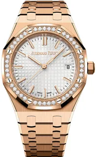 Audemars Piguet Royal Oak 77451OR Rose gold White