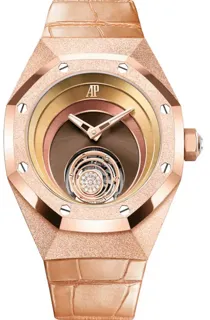 Audemars Piguet Royal Oak Concept Tourbillon 26630OR 38mm Rose gold Satin-brushed brown$bronze$pink gold$yellow gold-toned layers