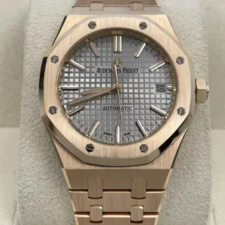 Audemars Piguet Royal Oak Selfwinding 15450OR.OO.1256OR.01 ( OAK  ) 37mm Rose gold Grey